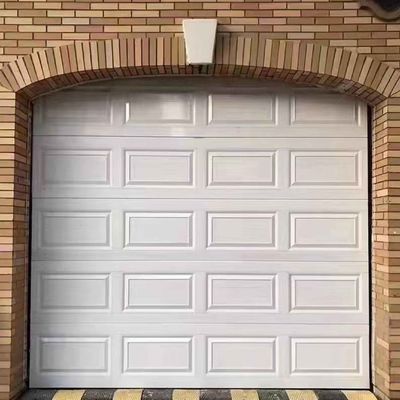 Isolatie Elektrische garagedeuren Aluminium legering sectioneel oproller garagedeuren