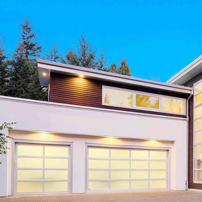 quality Doorzichtig Doorzien Garage Roller Doors Full View Garage Rolling Shutter Door factory