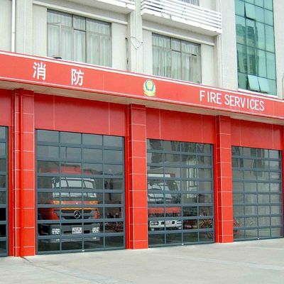 100% transparantie helder polycarbonaat spiegelglas garagedeur